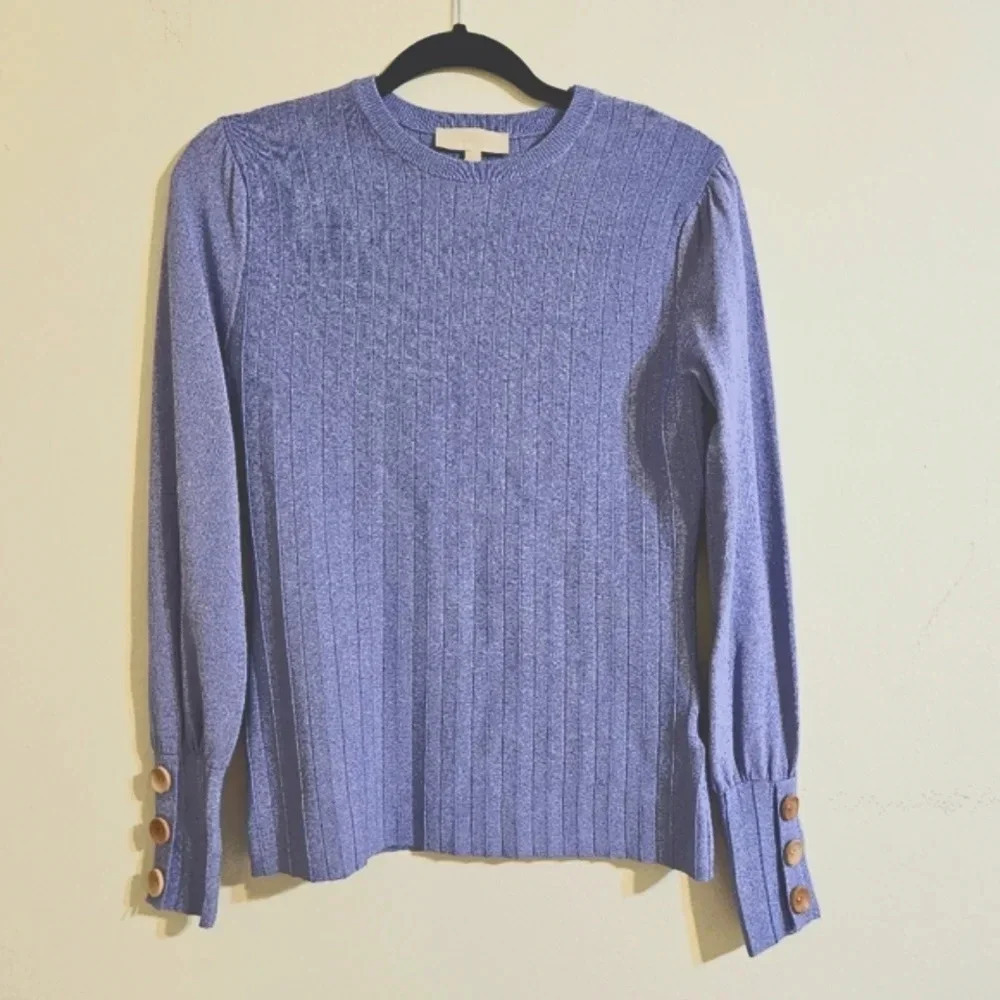 Beige Ribbed Sweater